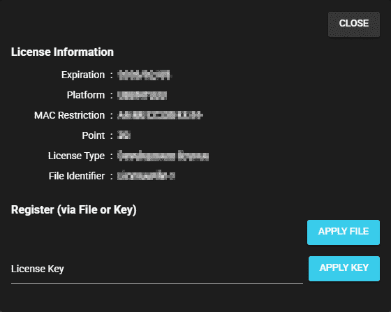 License Information