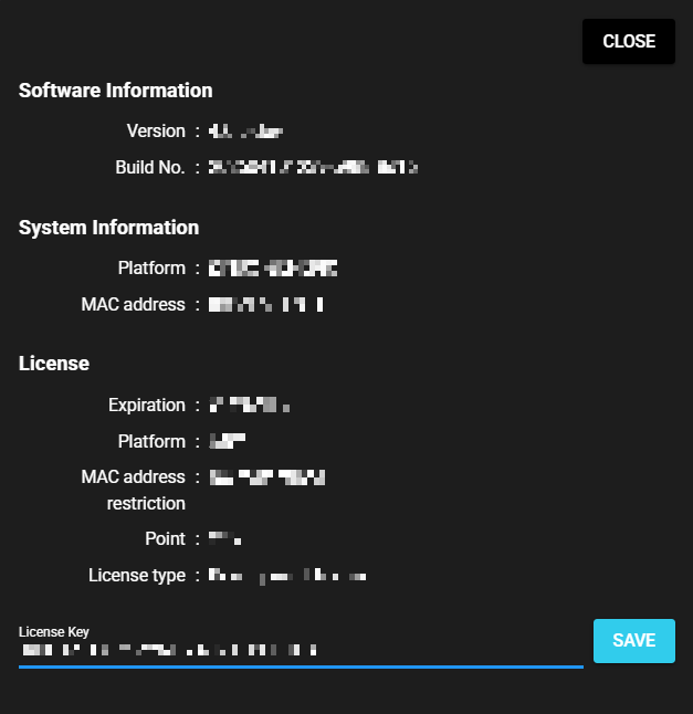 Software Information