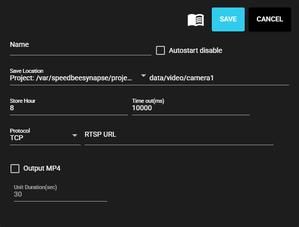 VIDEO Collector configuration item TCP